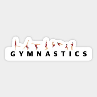 gymnastics beam Sticker